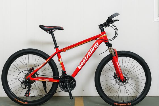 Bicicleta de montaña barata de 26 pulgadas de 21 velocidades con suspensión Bicicleta de montaña de 26 pulgadas de 21 velocidades con suspensión Bicicleta de montaña de 26 pulgadas con suspensión frontal