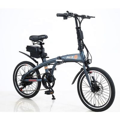 Bicicleta eléctrica plegable de 20 pulgadas 36v 6 SPEED Batería de litio extraíble para ciclismo al aire libre