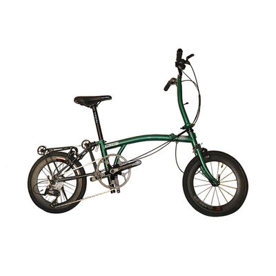16 pulgadas Crius bicicleta plegable 349 V freno 8 velocidades 9 velocidades marco de acero cromo-molibdeno