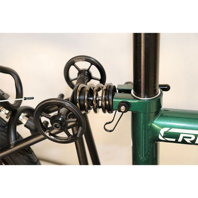 16 pulgadas Crius bicicleta plegable 349 V freno 8 velocidades 9 velocidades marco de acero cromo-molibdeno