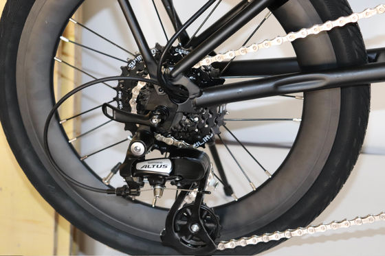 16 pulgadas Crius bicicleta plegable 349 V freno 8 velocidades 9 velocidades marco de acero cromo-molibdeno