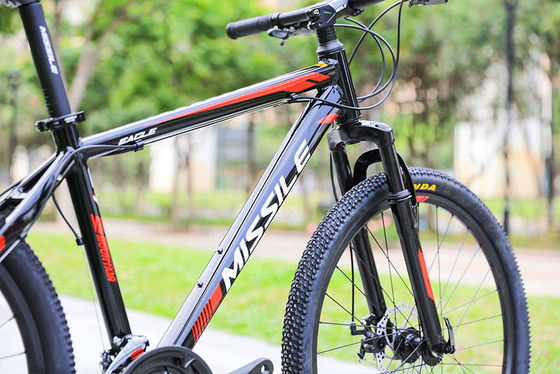 Bicicleta de montaña de suspensión completa de 24 velocidades con marco de aluminio y ancho de neumático de 26 * 1,95 "