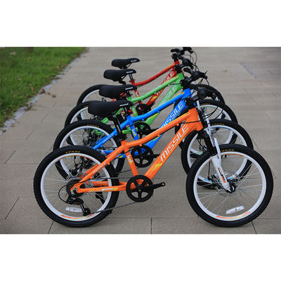 Bicicleta infantil de acero para niños de 6 años de edad Aluminio de aleación de tenedor y material de borde