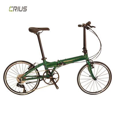 Bicicleta plegable de carreras ligera de 20 pulgadas 9 velocidad Master V con tenedor de aleación de aluminio