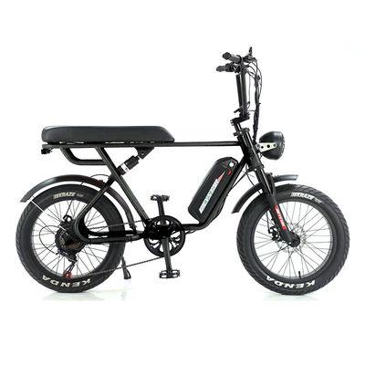Bicicleta eléctrica con suspensión completa de cubo trasero con motor eléctrico de 48v 1000w de potencia y batería extraíble