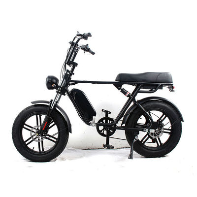 Bicicleta eléctrica con suspensión completa de cubo trasero con motor eléctrico de 48v 1000w de potencia y batería extraíble