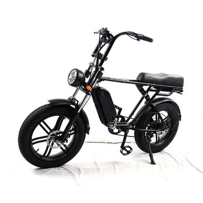 Bicicleta eléctrica con suspensión completa de cubo trasero con motor eléctrico de 48v 1000w de potencia y batería extraíble