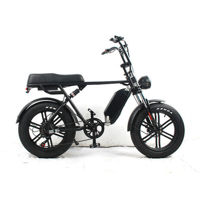 Bicicleta eléctrica con suspensión completa de cubo trasero con motor eléctrico de 48v 1000w de potencia y batería extraíble