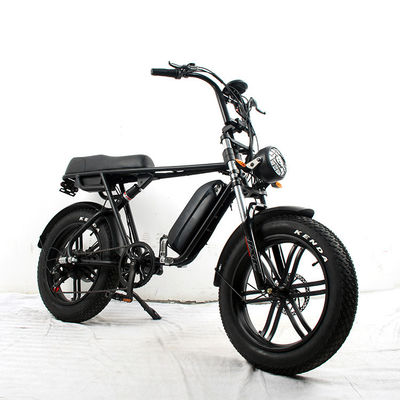 Bicicleta eléctrica con suspensión completa de cubo trasero con motor eléctrico de 48v 1000w de potencia y batería extraíble