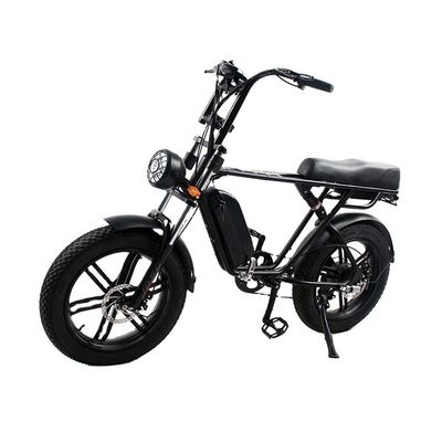35kg Cuadro de aleación de aluminio neumático eléctrico de grasa E bicicleta con largo alcance 48v 750W / 1000W motor