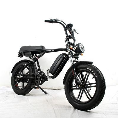 35kg Cuadro de aleación de aluminio neumático eléctrico de grasa E bicicleta con largo alcance 48v 750W / 1000W motor