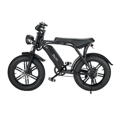 Potente 750W motor V8 de 20 pulgadas de neumático de grasa bicicleta de montaña eléctrica con batería de 48V 15ah