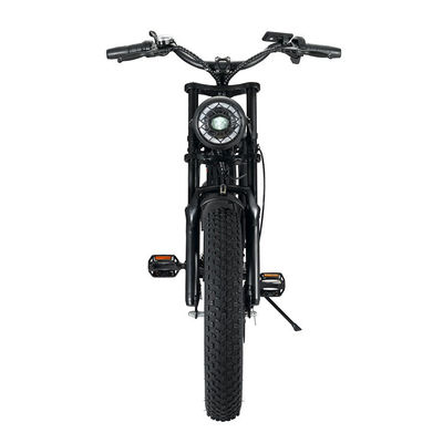 Potente 750W motor V8 de 20 pulgadas de neumático de grasa bicicleta de montaña eléctrica con batería de 48V 15ah
