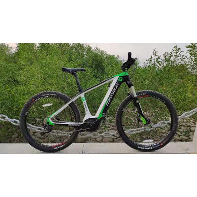 MOTINOVA Bicicletas de montaña eléctricas Bicicleta eléctrica de marco de carbono con motor sin escobillas y velocidad máxima de 50 km/h