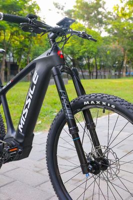 MOTINOVA Bicicletas de montaña eléctricas Bicicleta eléctrica de marco de carbono con motor sin escobillas y velocidad máxima de 50 km/h