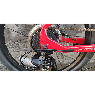 Bicicleta infantil de 20 pulgadas con horquilla de suspensión y marco de fibra de carbono Pesa sólo 11 kg
