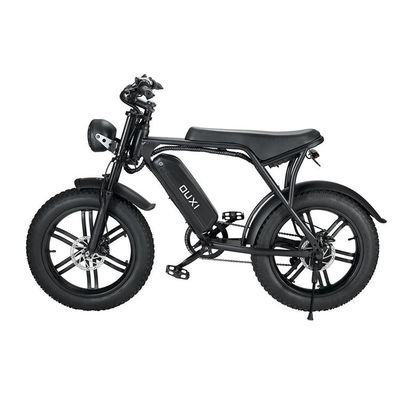 E-bicicleta eléctrica de playa de nieve con freno de doble disco y batería de litio