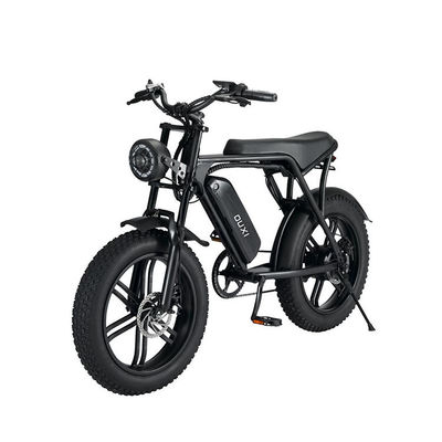 E-bicicleta eléctrica de playa de nieve con freno de doble disco y batería de litio