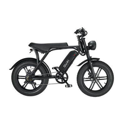 E-bicicleta eléctrica de playa de nieve con freno de doble disco y batería de litio