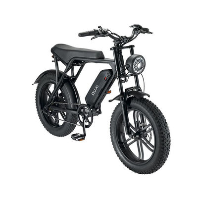 E-bicicleta eléctrica de playa de nieve con freno de doble disco y batería de litio