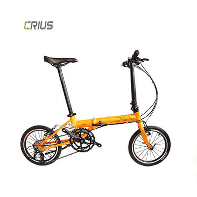 Bicicleta plegable de 16 pulgadas con desvío trasero R9 de Microshift y casete Xunjie 9s 11-28T