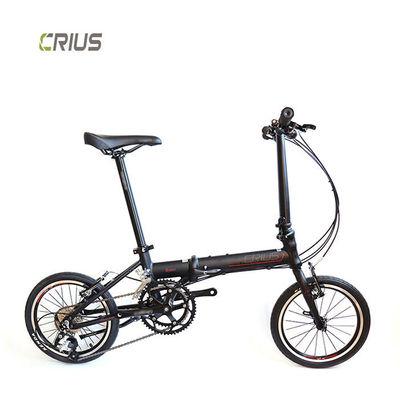 Bicicleta plegable de 16 pulgadas con desvío trasero R9 de Microshift y casete Xunjie 9s 11-28T