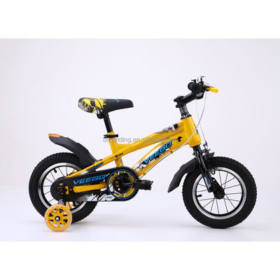 Recinto de acero de 12 pulgadas para niños bicicleta para niños pequeños ruedas de entrenamiento incluidas bicicleta de bajo MOQ