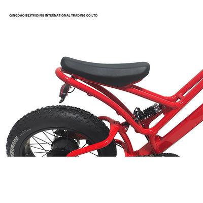 Bicicleta eléctrica de freno de disco mecánico 48v 500w Bicicleta eléctrica de motor 2 ruedas 20 pulgadas neumático de grasa