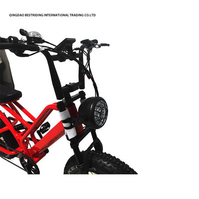 Bicicleta eléctrica de freno de disco mecánico 48v 500w Bicicleta eléctrica de motor 2 ruedas 20 pulgadas neumático de grasa