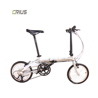 Exterior Fitness 16 pulgadas de sombra de bicicleta plegable con y Microshift R9 Derrailleur trasero