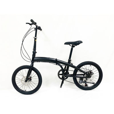 Actividades modernas al aire libre Bicicleta plegable de 20 pulgadas con marco de acero y 7 engranajes de velocidad