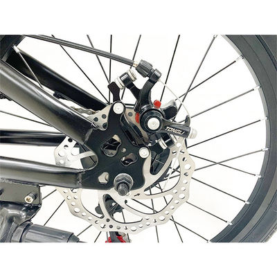 Actividades modernas al aire libre Bicicleta plegable de 20 pulgadas con marco de acero y 7 engranajes de velocidad