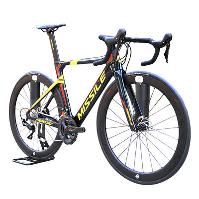 Bicicleta de carretera de fibra de carbono para hombres con material de llanta 430/470/500/530 y marco de fibra de carbono