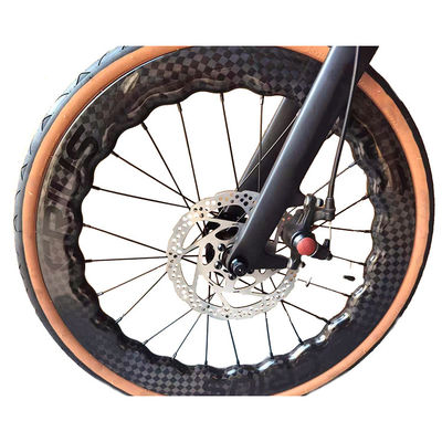 Bicicleta plegable de tamaño pequeño de 20 pulgadas con 53T de carga de tecnología hueca y tubo de cabeza de 35/37mm