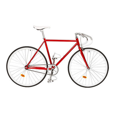 SKD 85% Ensamblaje 700c Ruedas de velocidad única Bicicletas de carretera hombres Bicicleta de engranaje fijo