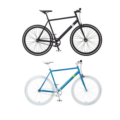 SKD 85% Ensamblaje 700c Ruedas de velocidad única Bicicletas de carretera hombres Bicicleta de engranaje fijo