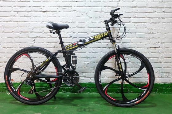 Bicicletas plegables de 20 pulgadas para adultos Cuadro de acero Pintura interna Largo 1,33m