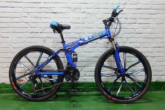 Bicicletas plegables de 20 pulgadas para adultos Cuadro de acero Pintura interna Largo 1,33m