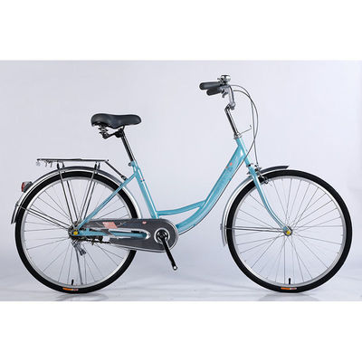 Bicicleta urbana urbana de acero a medida 26 para mujeres y hombres en el mercado europeo