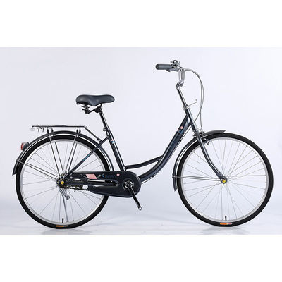 Bicicleta urbana urbana de acero a medida 26 para mujeres y hombres en el mercado europeo
