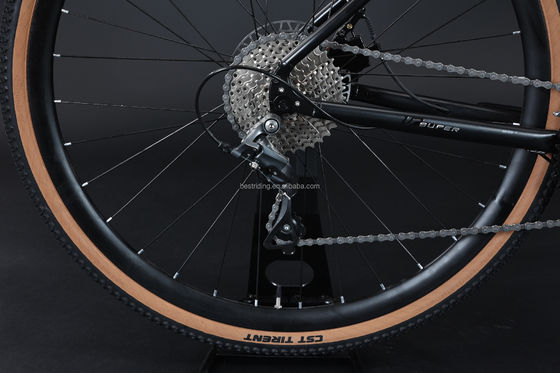 Pedal ordinario a través del eje 700 * 40C frenos de disco hidráulico bicicleta de grava con cables ocultos