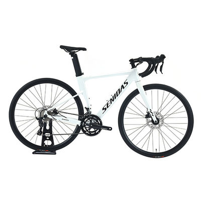 Bicicleta de carretera ligera de aluminio con 18 velocidades y freno hidráulico para el control