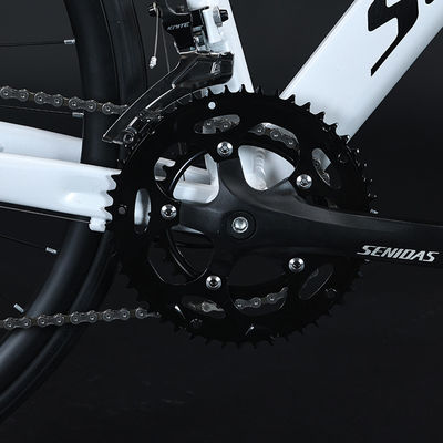 Bicicleta de carretera ligera de aluminio con 18 velocidades y freno hidráulico para el control