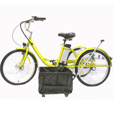 24 pulgadas rosa triciclo multifuncional para adultos con asiento de pasajero extraíble