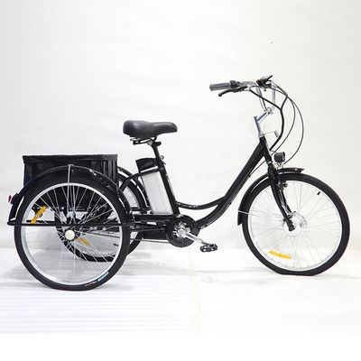 24 pulgadas rosa triciclo multifuncional para adultos con asiento de pasajero extraíble