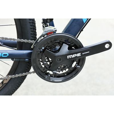Cuadro de bicicleta de montaña de doble suspensión de 24 velocidades personalizado con ancho de neumático de 27.5 * 1.95 "