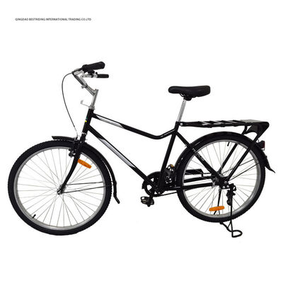 Programa de organización Bicicleta retro de 18 kg y marco duro amortiguador no trasero con portacargas