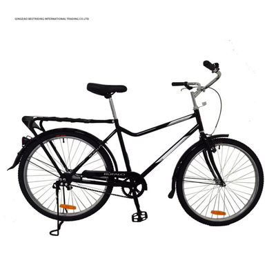 Programa de organización Bicicleta retro de 18 kg y marco duro amortiguador no trasero con portacargas