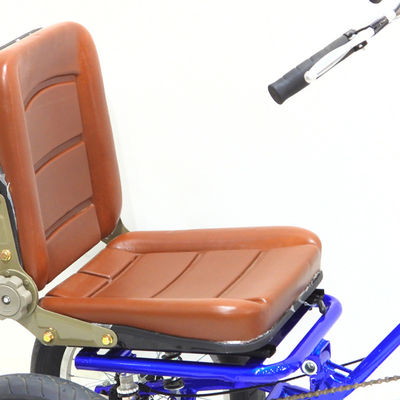 Freno delantero trasero 16 pulgadas Triciclo para adultos con pedal de aluminio y velocidad única