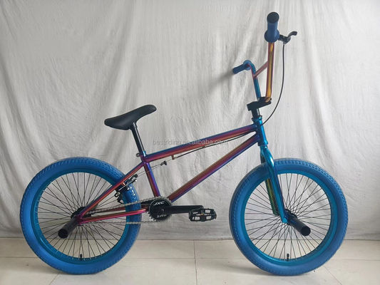 Bicicleta de acero de 20 pulgadas BMX para niños Freestyle Show Bicicleta de rendimiento Bicicleta callejera
